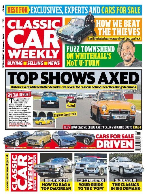 Title details for Classic Car Weekly by H BAUER PUBLISHING LIMITED - Available